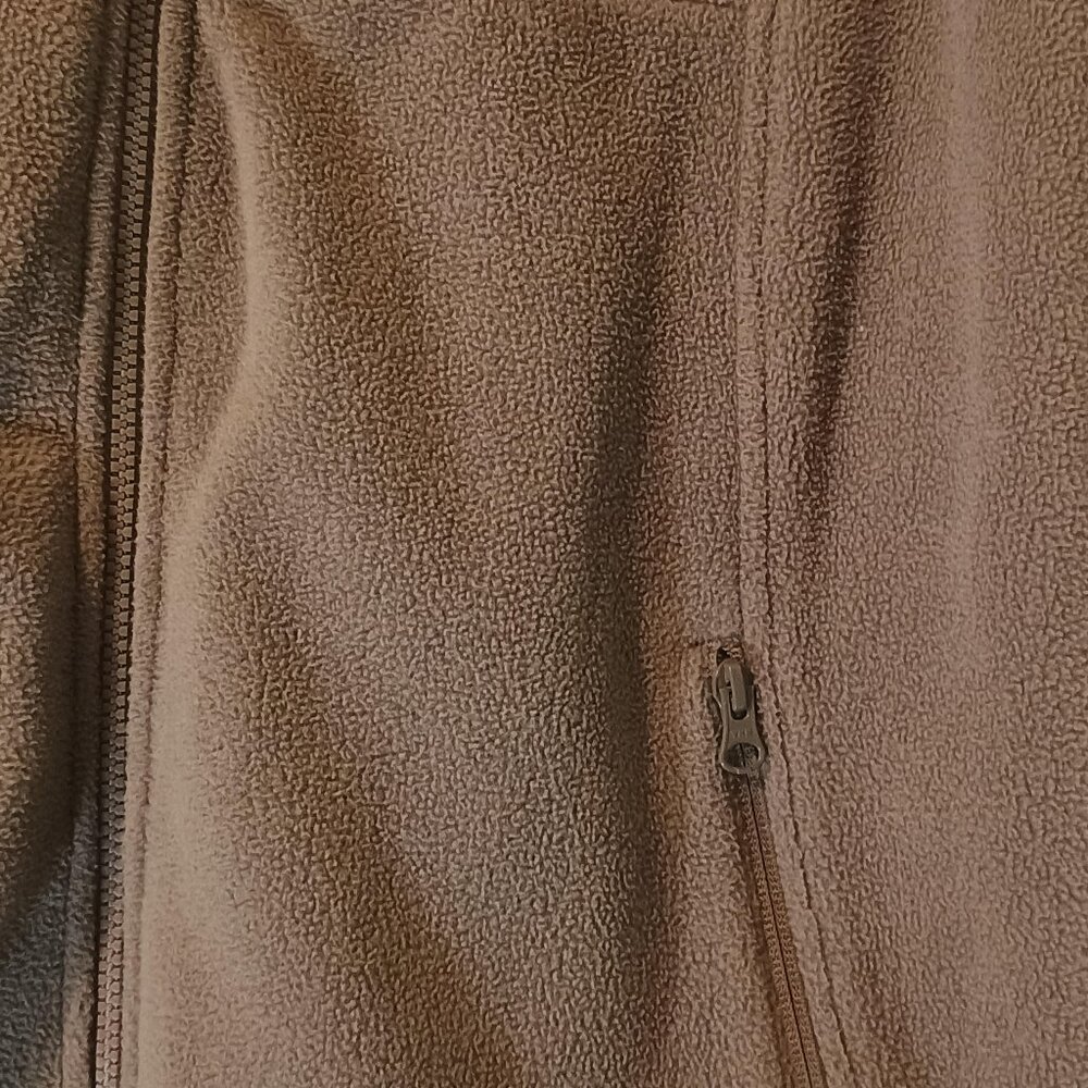 Magellan Outdoors Boone Fleece Jacket XL Brown Camo Full Zip Hunting - Picture 8 of 10